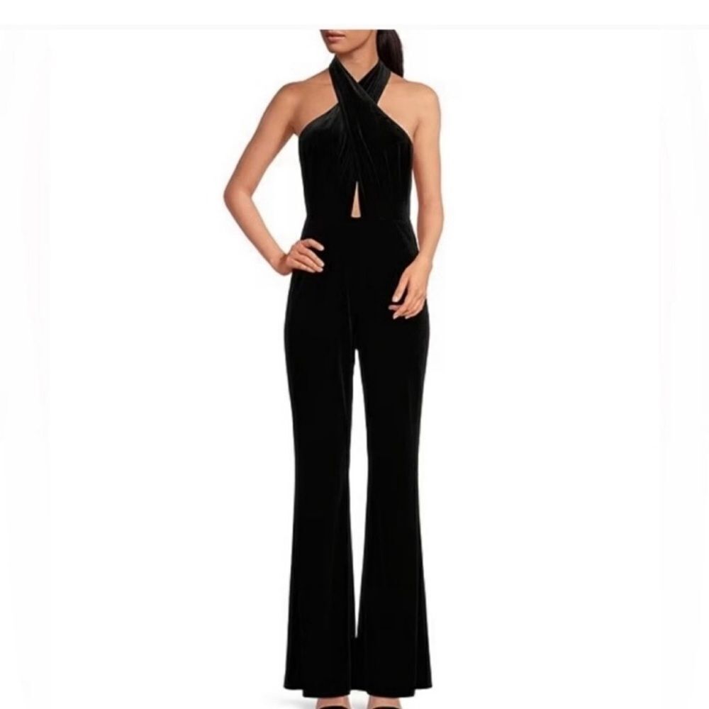 Elegant Black Halter Jumpsuit